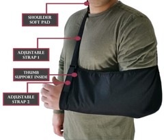 LTG PRO Arm Sling Wrist Shoulder Support Immobilizer Elbow Injury Fracture Cast