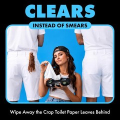 Extra Large Unscented Adult Flushable Wet Wipes for Sensitive Skin Large Adult