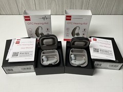 (2) Authentic RCA OTC Hearing Aids RSH05GY Gray Left / Right