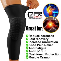 Basketball Knee Pads Compression Leg Sleeve Crashproof Protective Gear Youth Men