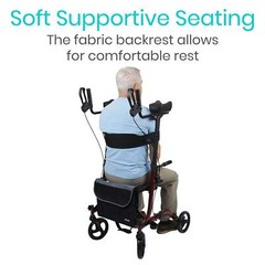 Vive Lightweight Upright Walker. Mobility Aids Upwalker Low Cost! W/✅Warranty