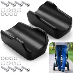 2 Pack Rollator Armrest Pad 7.09×4.72×3.15in Black – Comfortable Forearm