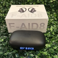 Royal Hearing F-aid 8 Bluetooth Hearing Aid With Charging Case – Black