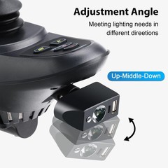 Electric Wheelchair Led Light Power Wheelchair Accessories,3 Pin XLR Head Hig…
