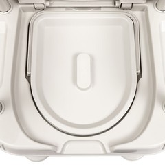 Bedside Toilet Portable Toilet Floor Standing Toilet W/Tissue Box 300kg/661.39lb