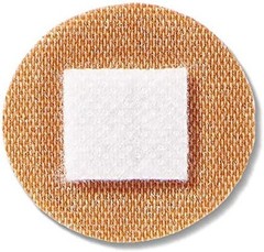 Curad Flex Fabric Spot Adhesive Bandages, Bandage Diameter is 7/8″ 7/8"