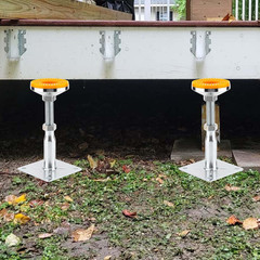 4 Pack Adjustable Anti-Slip Floor Jacks – Stabilize RV Steps 5.7″ to 8