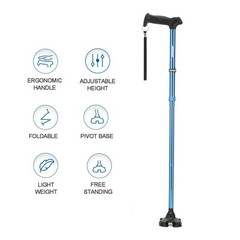 REHAND Walking Cane for Men & Women Foldable, Adjustable, Lightweight, Self …