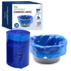 Dmi 100 Count Universal Bedside Commode Liners Portable Potty Toilet Bags