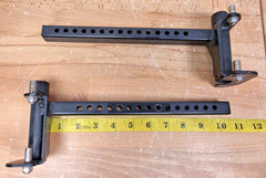 Hoveround MPV5 Power Wheelchair Elevated Leg Foot Rest Frame Hangers Pair