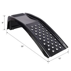 2Pack Heavy Duty Solid Steel Car Ramps, 8000lbs Auto Service Ramps for Truck SUV