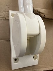Handicare Hinged Arm Support Drop Down Rail Foldable White 330 lb LI2608
