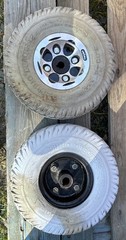 2 Invacare Pronto M41 M51 M61 M71 TDX SP Drive Wheels 3.00-4 Primo Solid Tires
