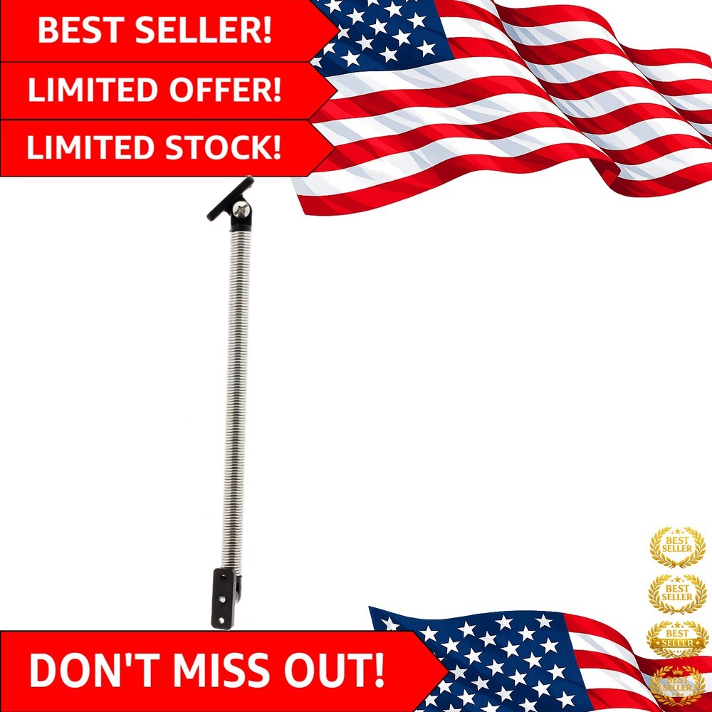 Stainless Steel Hatch Support Spring in Silver and Black – For Hatches 20 lbs