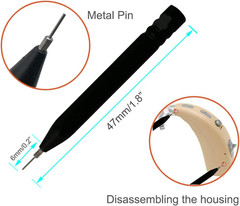 8 Pieces Hearing Aid Amplifier Cleaning Tools, Earbuds/Headphones Cleaner Brush