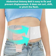 Ostomy Belt, Adjustable Stoma Support Belt, Universal Ileostomy Colostomy Bel…
