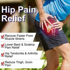 Hip Brace Compression Groin Support Wrap for Sciatica PainRelief Thigh Recovery