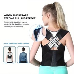 Adjustable Posture Corrector Back Shoulder Support Correct Brace Belt Men Women