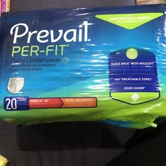 Prevail Per-Fit Adult Underwear PF-512 MEDIUM Xtra Absorbency Pull On Case of 80