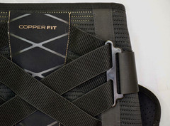 Copper Fit X-Back Support Brace Lumbar Support Adjustable Back Belt ~ L/XL