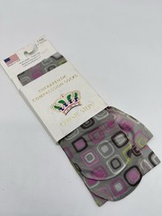 Celeste Stein Therapeutic Compressions Knee Length Women’s Socks -Gray Purple