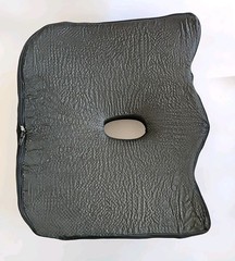 Memory Foam Seat Cushion – Reduce Strain & Lumbar Discomforts 16.5X14.6X2.8 in