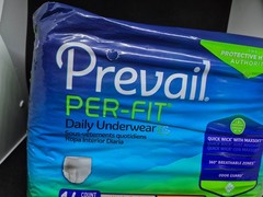 Prevail Per-Fit XLarge (58″-68″) Daily Underwear 14 Count Protective Hygiene