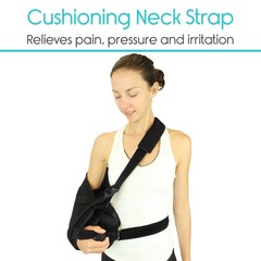 Vive Shoulder Abduction Sling, Immobilizer for Injury Support with Therapy Ball