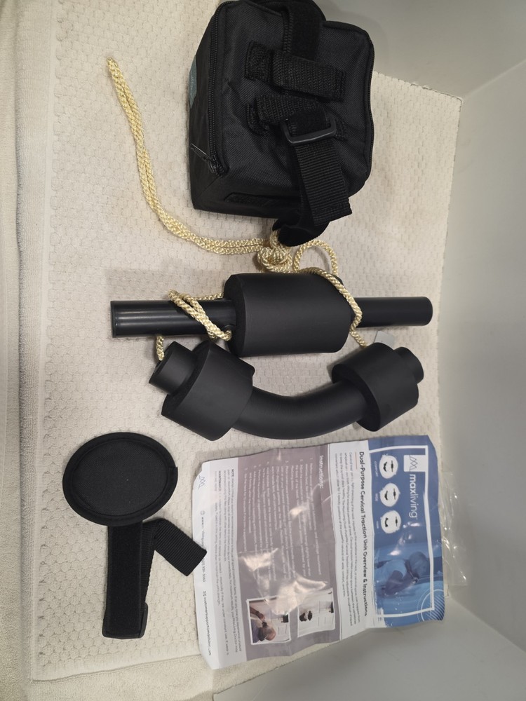 maxliving Dual-Purpose Cervical Traction Unit with Vertical Pull Adapter