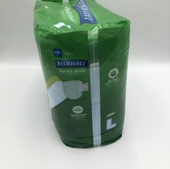 Adult Diapers, Extra Heavy Absorbency, L (Waist Size 44in-56in), 20 Count, Op…
