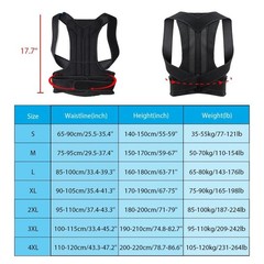 Adjustable Posture Corrector Back Shoulder Support Correct Brace Belt Men Women