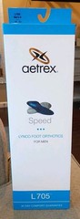 Aetrex Men’s L705 Speed Lynco Orthotics w Metatarsal Support Med/High Arch SZ 9