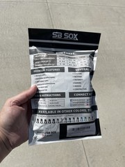 SB SOX Knee High Compression Socks (20-30mmHg) Black/Gray – MEDIUM – NEW