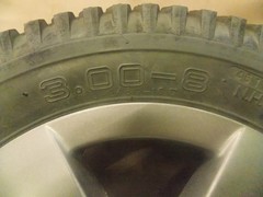 Invacare TDX SP Powertrax 3.00-8 Solid Filled Tire Wheel WheelChair FREEShipAft1