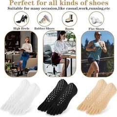 6 Pair Bunion Toe Alignment Relief Socks Orthopedic Compression Full Toe Sock No