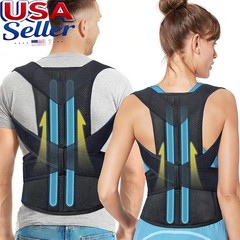 Corrector de postura con soporte lumbar y dorsal para hombres y mujeres