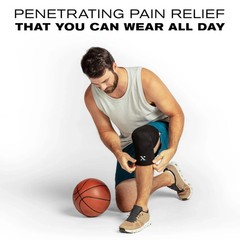 NUFABRX Men Women L/XL Pain Relieving Knee Compression Sleeve Arthritis Tendonis
