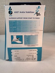 Med Spec 264015 ASO Ankle Stabilizer – Large- Black New in Opened Box