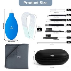 20PCS Hearing Aid Cleaning Kit Tools,Hearing Aids Cleaner Brush,Hearing Aid A…