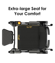 PAISEEC 3-in-1 Electric Wheelchair W3 Gray