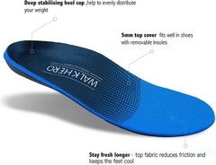 Arch Support Relied Insoles for Men Women Men 11-11.5 Women 13-13.5