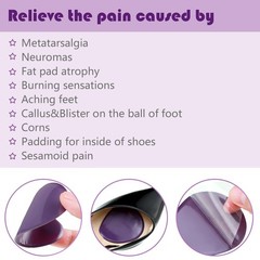 Mepase 8 Pieces Gel Ball 2.87 x 2.36 x 0.1 Inch (7.3 x 6 x 0.25 cm), Purple
