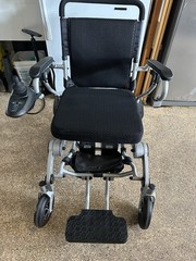 Aotedor Electric Wheelchair, Joystick Control, CE, 4-Wheel Adult Silver/Black