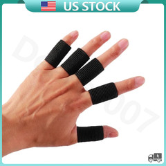 10pcs Finger Compression Sleeves Protector Support Pain Management Elastic Fiber