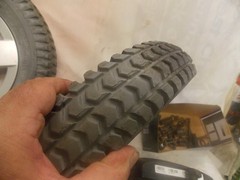 Invacare TDX SP Powertrax 3.00-8 Solid Filled Tire Wheel WheelChair FREEShipAft1