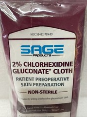 Sage Products 2% Chlorhexidine Gluconate PreOp Prep – 3 Packs