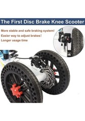 BlessReach All-Terrain Steerable Knee Scooter Crutch Alternative Compact