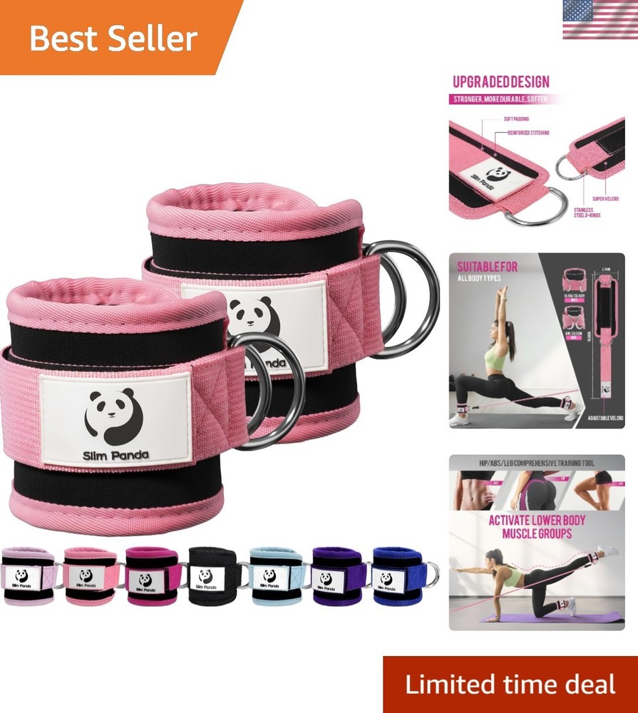 Adjustable Ankle Strap Set for Cable Machines – Glute & Leg Workouts