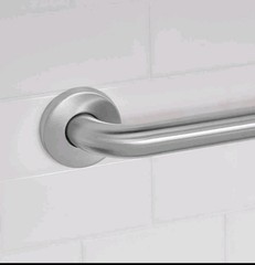 18 In. Grab Bar Combo in Brushed Stainless Steel