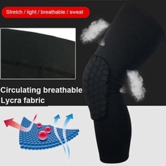 US Compression Sleeves Long Knee Pads Brace Support Protector Basketball Sports